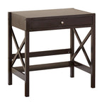 Bureau en bois de ferme à cadre en X Simple Living