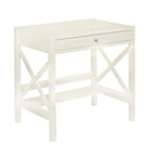 Bureau en bois de ferme à cadre en X Simple Living