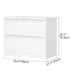 Classeur latéral en acier avec serrure, 2/3/4 tiroirs, 35W, pour documents A4,