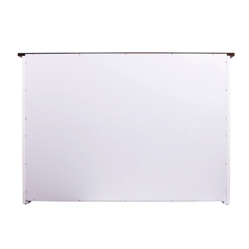 Îlot de cuisine blanc avec rangement