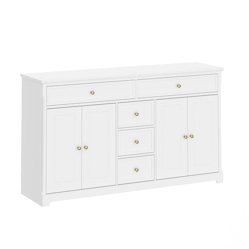 Bibliothèque Meuble de Rangement Buffet Laqué Commode