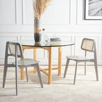 Chaise de salle à manger en rotin - L 17 x P 20 x H 32 - 17Lx20Px32H