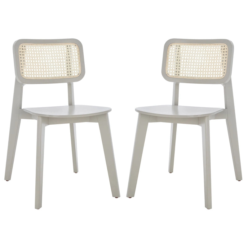 Chaise de salle à manger en rotin - L 17 x P 20 x H 32 - 17Lx20Px32H