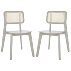 Chaise de salle à manger en rotin - L 17 x P 20 x H 32 - 17Lx20Px32H