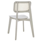 Chaise de salle à manger en rotin - L 17 x P 20 x H 32 - 17Lx20Px32H