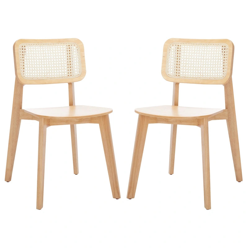 Chaise de salle à manger en rotin - L 17 x P 20 x H 32 - 17Lx20Px32H