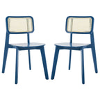 Chaise de salle à manger en rotin - L 17 x P 20 x H 32 - 17Lx20Px32H