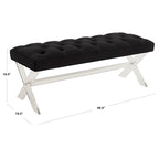 Banc en acrylique - 122 cm L x 46 cm P x 46 cm H - 122Lx46Px46H