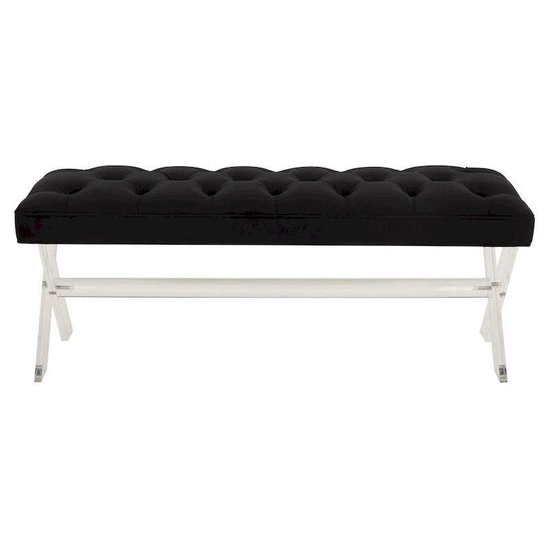 Banc en acrylique - 122 cm L x 46 cm P x 46 cm H - 122Lx46Px46H