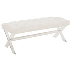 Banc en acrylique - 122 cm L x 46 cm P x 46 cm H - 122Lx46Px46H