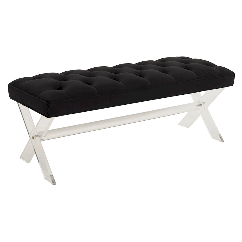 Banc en acrylique - 122 cm L x 46 cm P x 46 cm H - 122Lx46Px46H