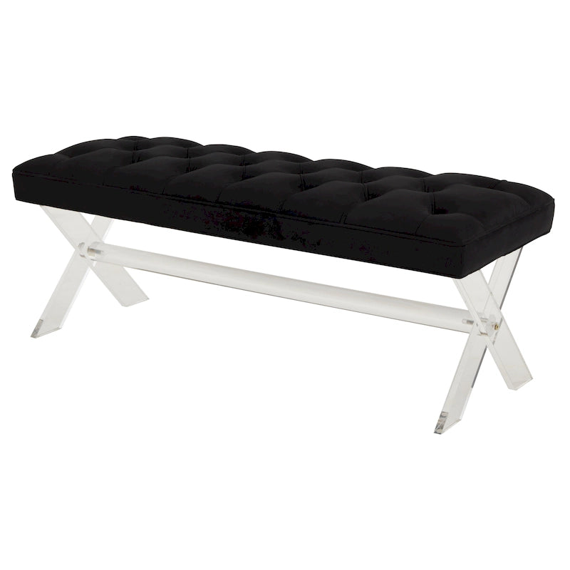 Banc en acrylique - 122 cm L x 46 cm P x 46 cm H - 122Lx46Px46H