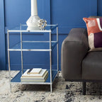 Table d'appoint à 3 niveaux - 22 L x 18 P x 27 H - 22Lx18Px27H