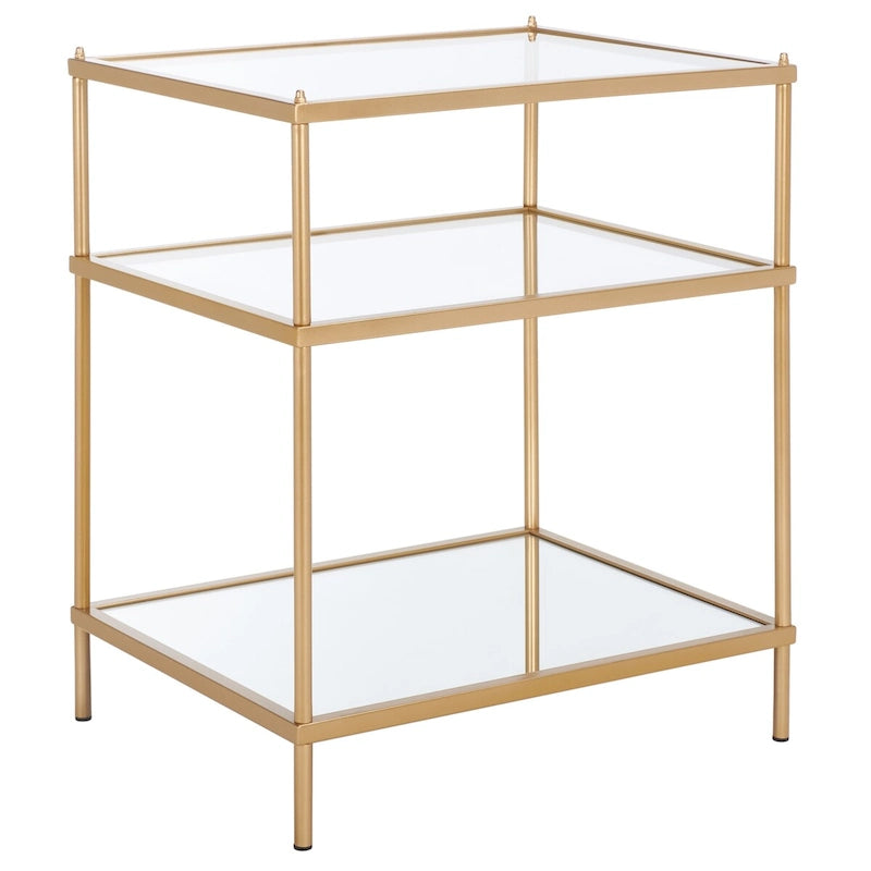 Table d'appoint à 3 niveaux - 22 L x 18 P x 27 H - 22Lx18Px27H