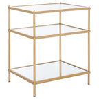 Table d'appoint à 3 niveaux - 22 L x 18 P x 27 H - 22Lx18Px27H