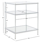 Table d'appoint à 3 niveaux - 22 L x 18 P x 27 H - 22Lx18Px27H