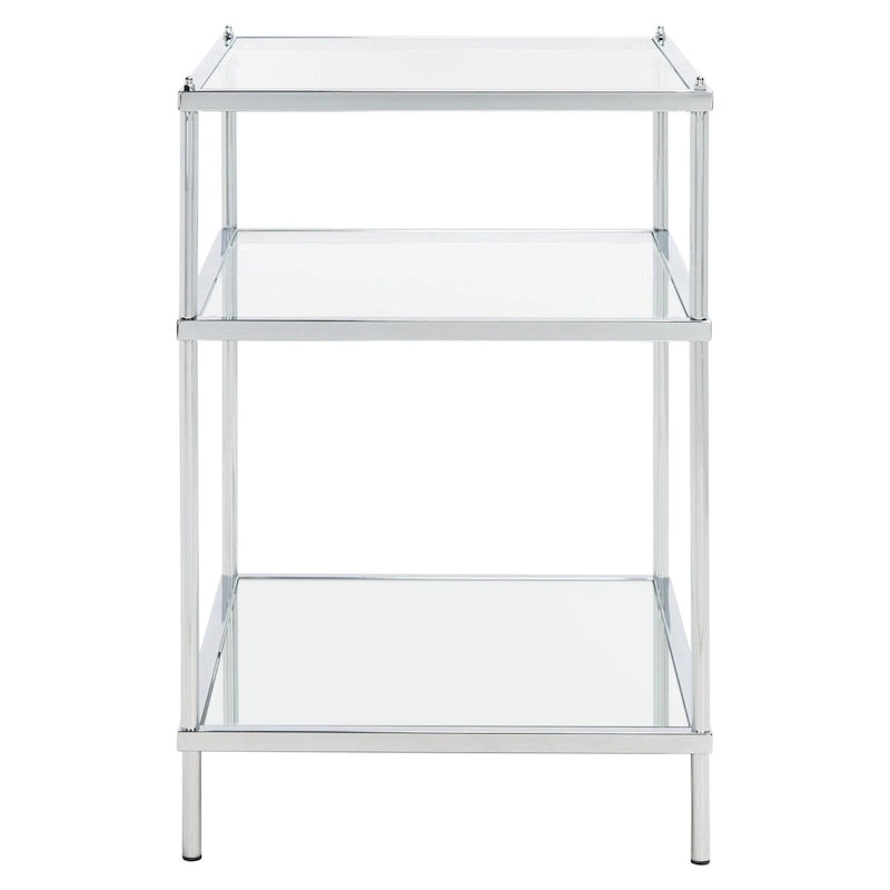 Table d'appoint à 3 niveaux - 22 L x 18 P x 27 H - 22Lx18Px27H