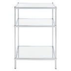 Table d'appoint à 3 niveaux - 22 L x 18 P x 27 H - 22Lx18Px27H