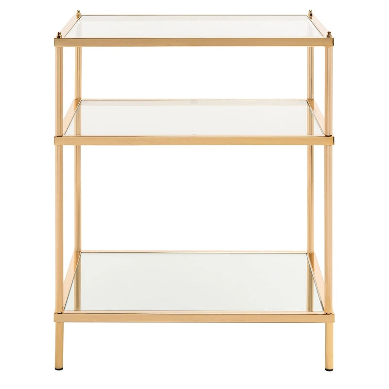Table d'appoint à 3 niveaux - 22 L x 18 P x 27 H - 22Lx18Px27H
