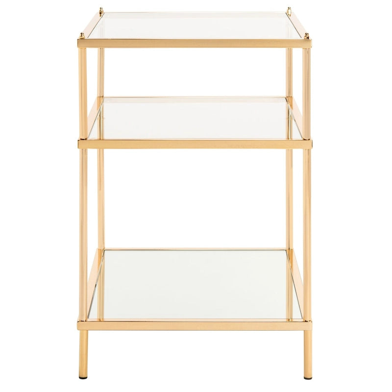 Table d'appoint à 3 niveaux - 22 L x 18 P x 27 H - 22Lx18Px27H