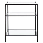 Table d'appoint à 3 niveaux - 22 L x 18 P x 27 H - 22Lx18Px27H