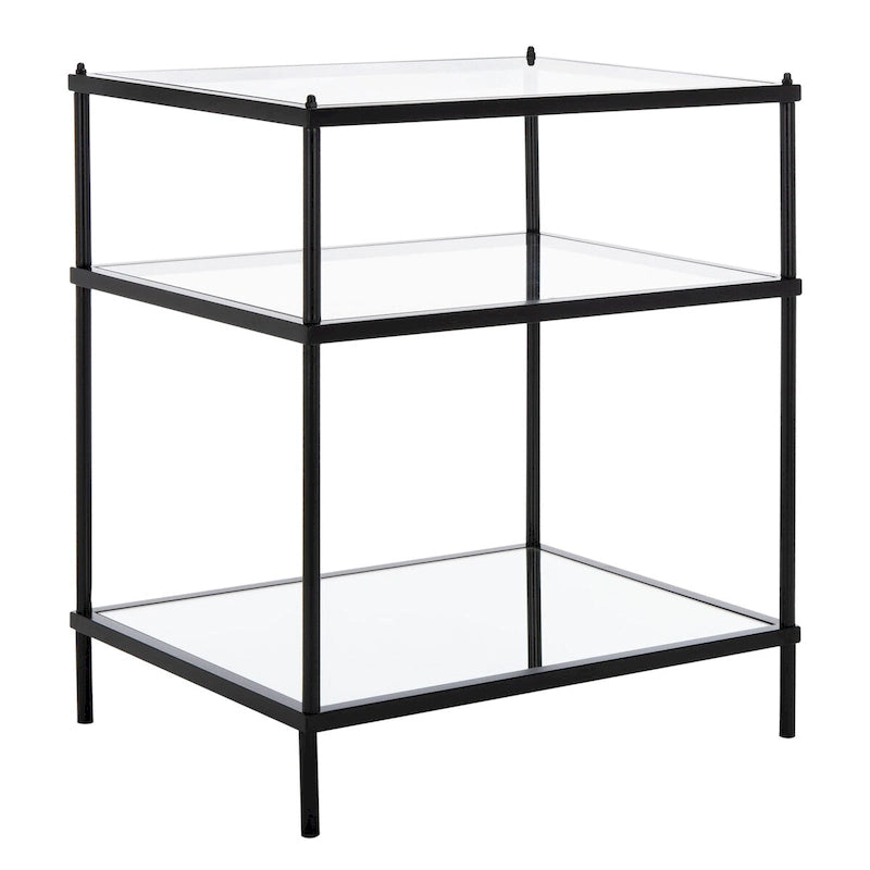 Table d'appoint à 3 niveaux - 22 L x 18 P x 27 H - 22Lx18Px27H