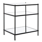 Table d'appoint à 3 niveaux - 22 L x 18 P x 27 H - 22Lx18Px27H