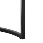 Lot de 2 tables basses gigognes rondes - 43 L x 36 P x 18 H - 32 L x 32 P x 18 H