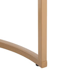 Lot de 2 tables basses gigognes rondes - 43 L x 36 P x 18 H - 32 L x 32 P x 18 H