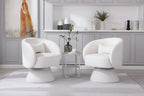 Fauteuil pivotant rembourré (lot de 2)