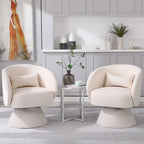 Fauteuil pivotant rembourré (lot de 2)