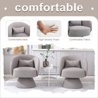 Fauteuil pivotant rembourré (lot de 2)