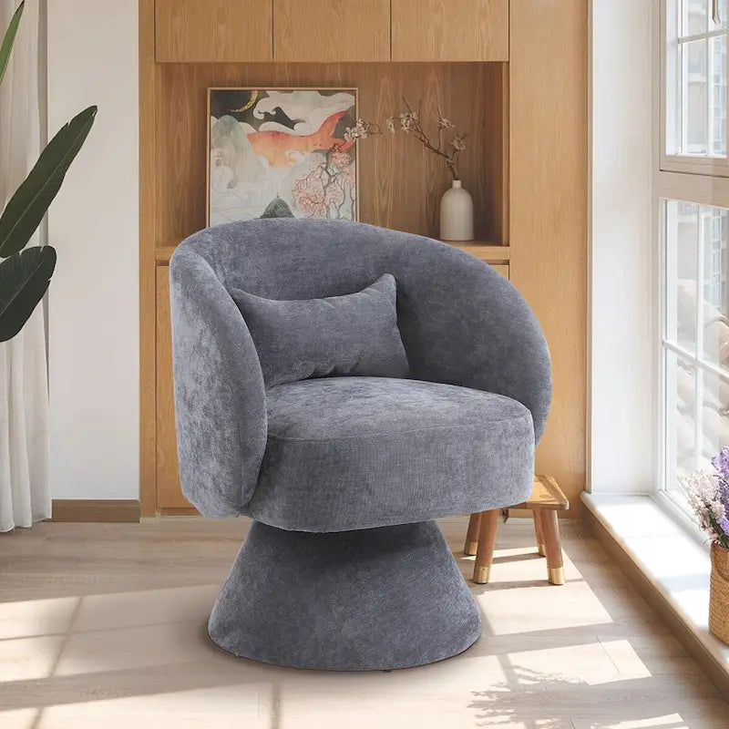 Fauteuil pivotant rembourré (lot de 2)