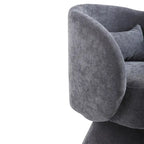 Fauteuil pivotant rembourré (lot de 2)