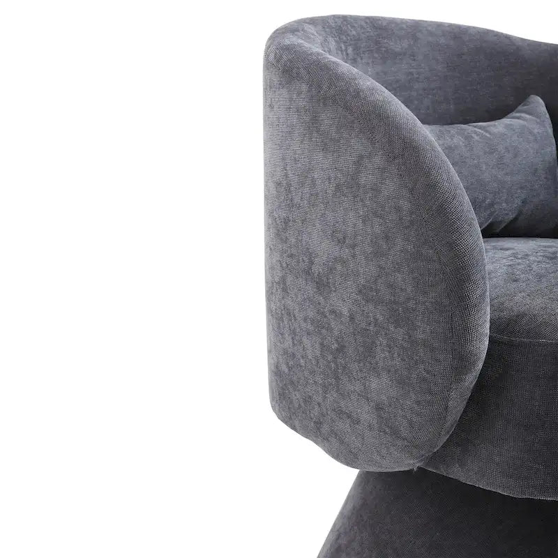 Fauteuil pivotant rembourré (lot de 2)