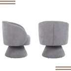 Fauteuil pivotant rembourré (lot de 2)