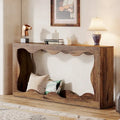 Console en bois à 2 niveaux pour entrée et salon